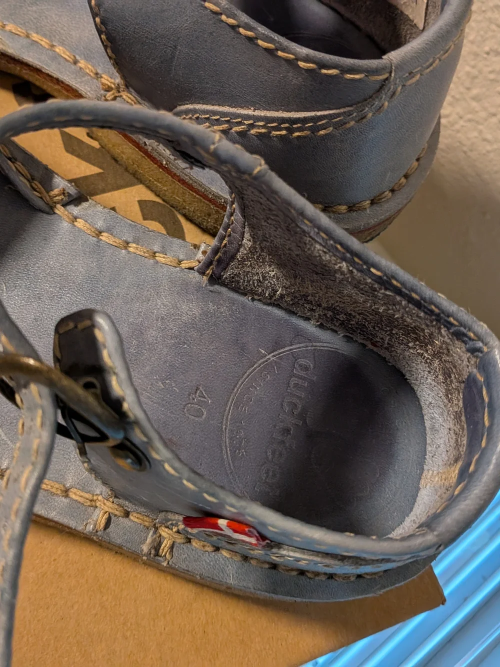 Duckfeet 40 Periwinkle Mols Mary Jane Shoes